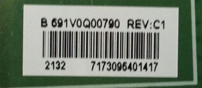 MAIN PARA SMART TV PIONEER 4K RESOLUCION ( 3840x2160 ) UHD / NUMERO DE PARTE 691V0Q00790 / 631V0Q00790 / VTV-L55736 / 7173096401417 / PANEL K500WDCRB-TC350A5 / MODELO PN50951-22U - Imagen 2